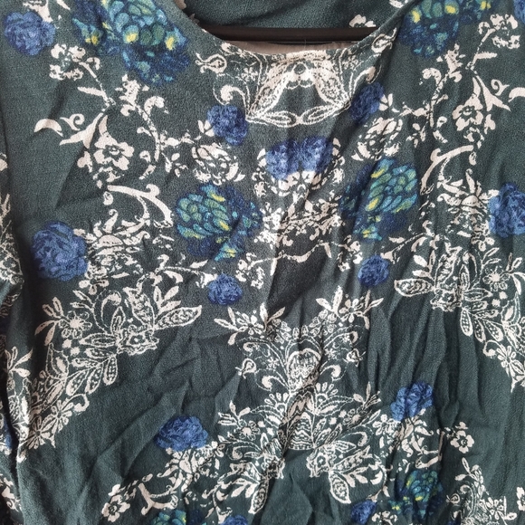 Free People green floral mini dress XS - Picture 7 of 8